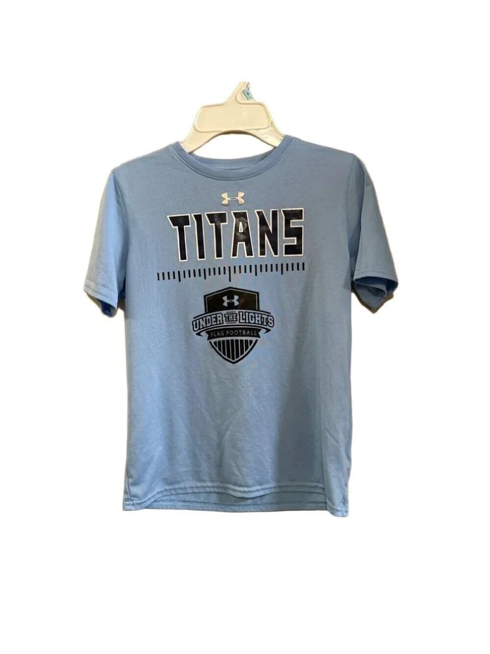 Boys Under Armour Tennessee Titans Heatgear Loose Fit Shirt.  Size Youth Medium